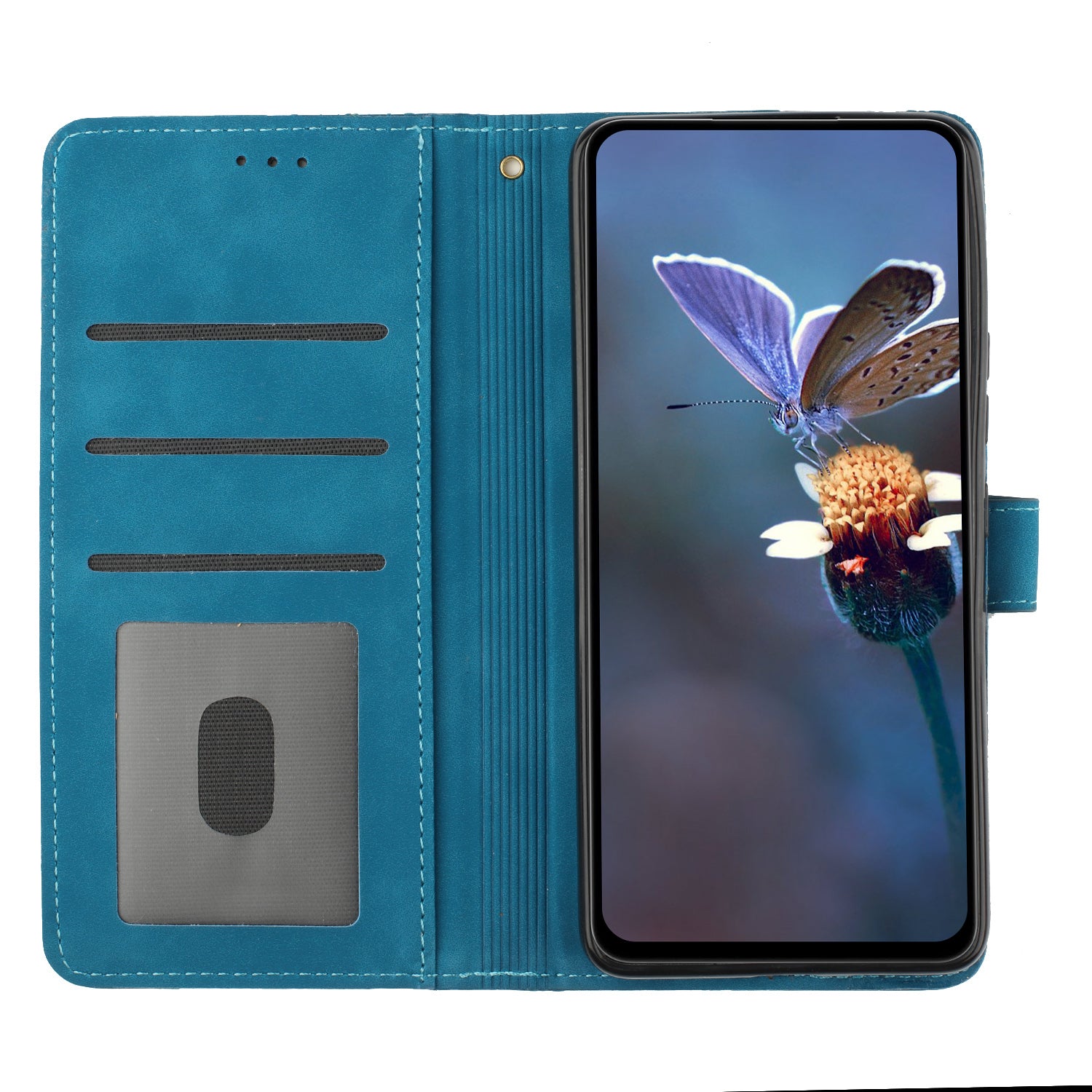 For Samsung Galaxy A72 4G / 5G Imprinted Flowers Phone Cover PU Leather Coated TPU Wallet Shell Case For Samsung Galaxy A72 4G / 5G Imprinted Flowers Phone Cover PU Leather Coated TPU Wallet Shell Case
